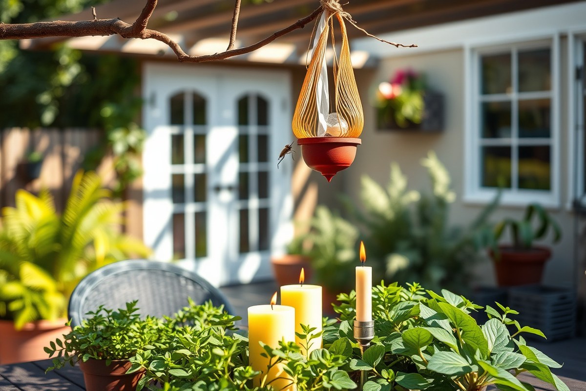 how to get rid of flies outside