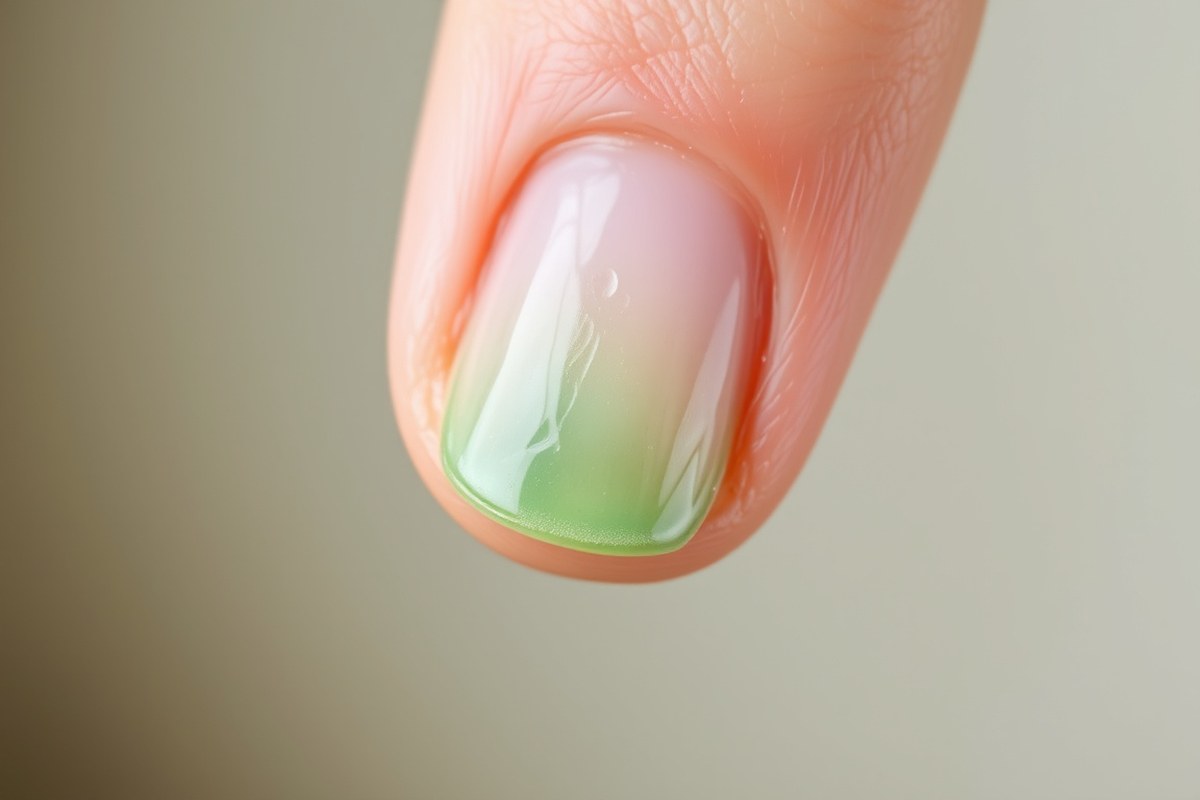 how to get rid of green nails