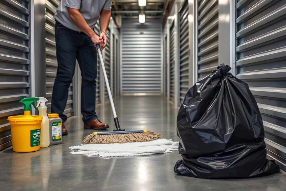 Prepare and Clean Your Storage Unit Before Moving In