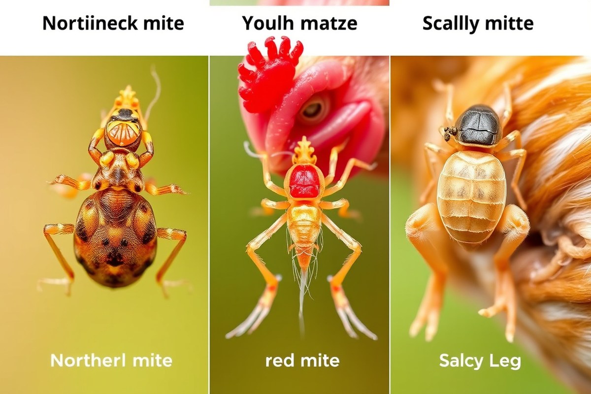 Types of Chicken Mites and How to Tell Them Apart