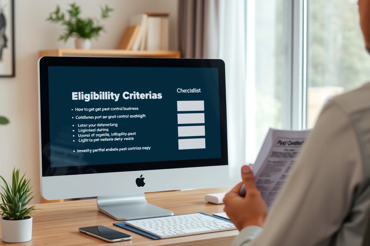 Typical Eligibility Requirements for Pest Control Business Grants