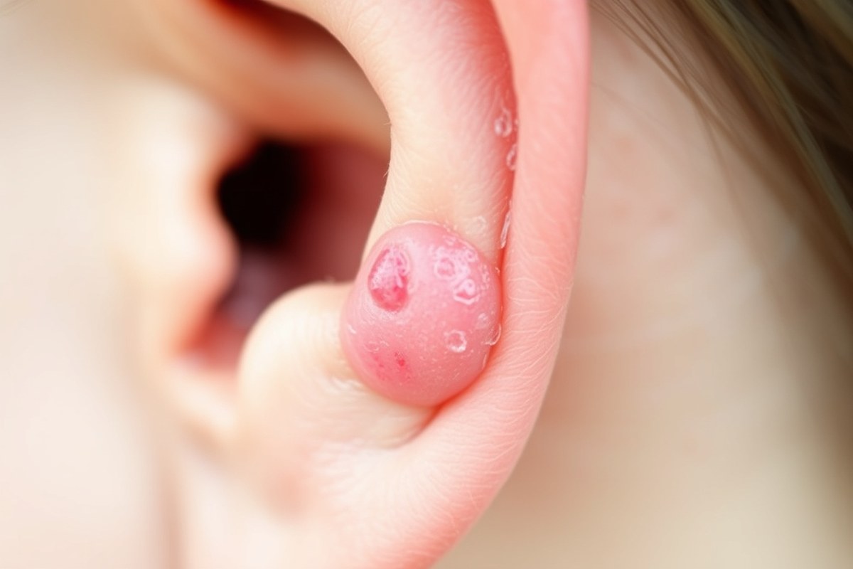 Why Pimples Form in the Ear and Why They Hurt More